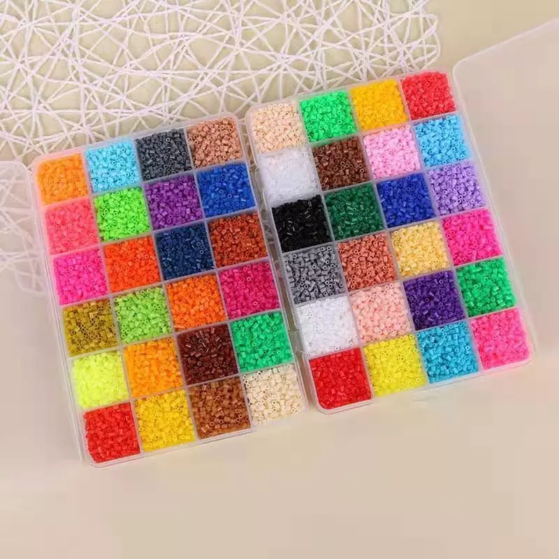 13000pcs hama beads 24 Colors Perler  Beads set of 2.5mm 5mm ironing Beads kit for kids DIY crafted toys