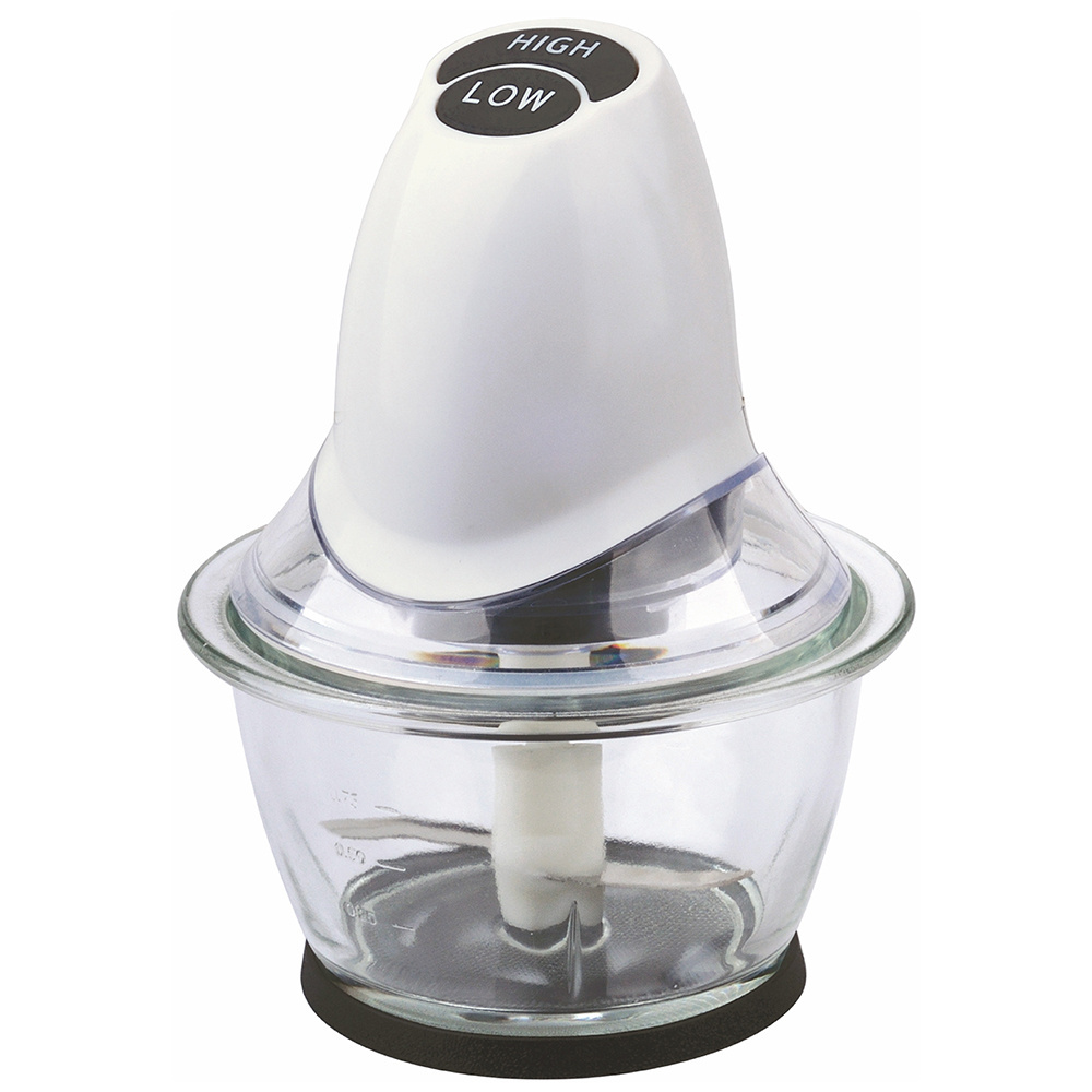 2000ml Glass Bowl Electric Stainless Steel Food Processor Vegetable Mixer Chopper