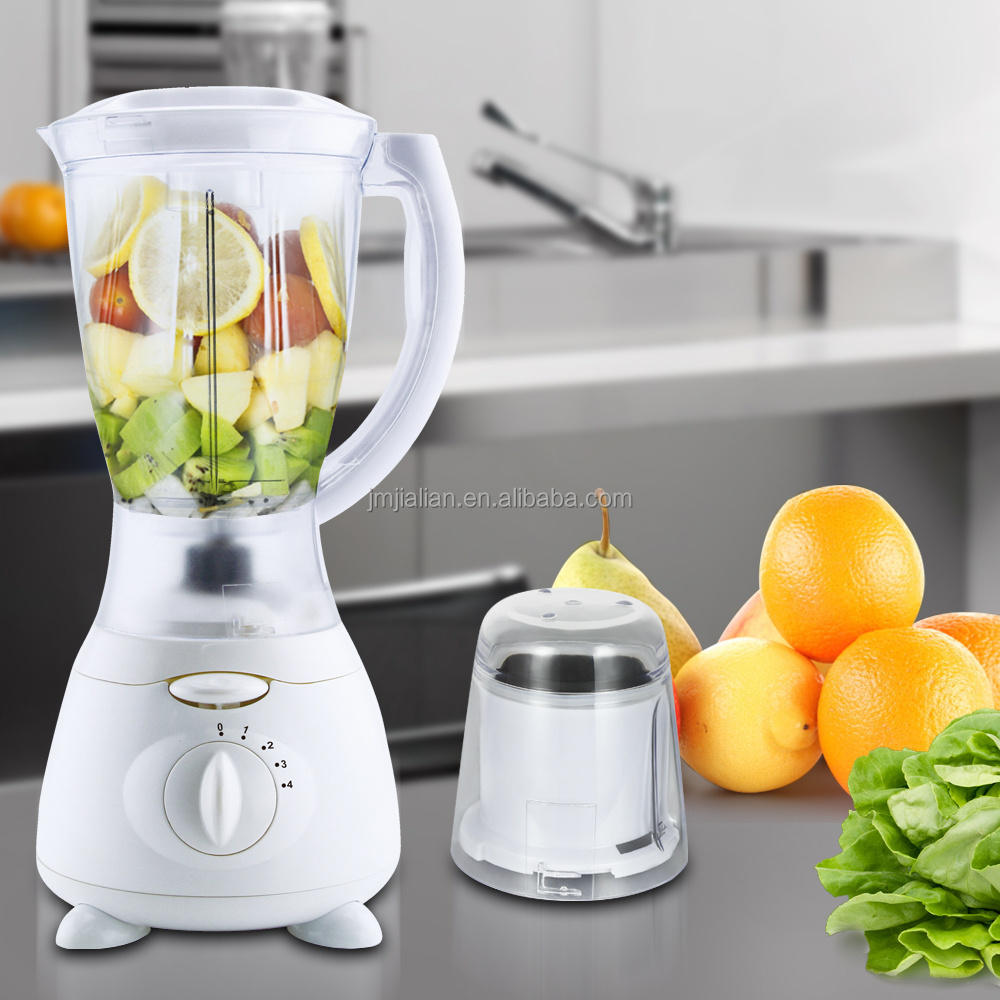 4 Speed 1.5L Plastic Jar Counter Blender Blender 4 Blades Blender Dry and Wet