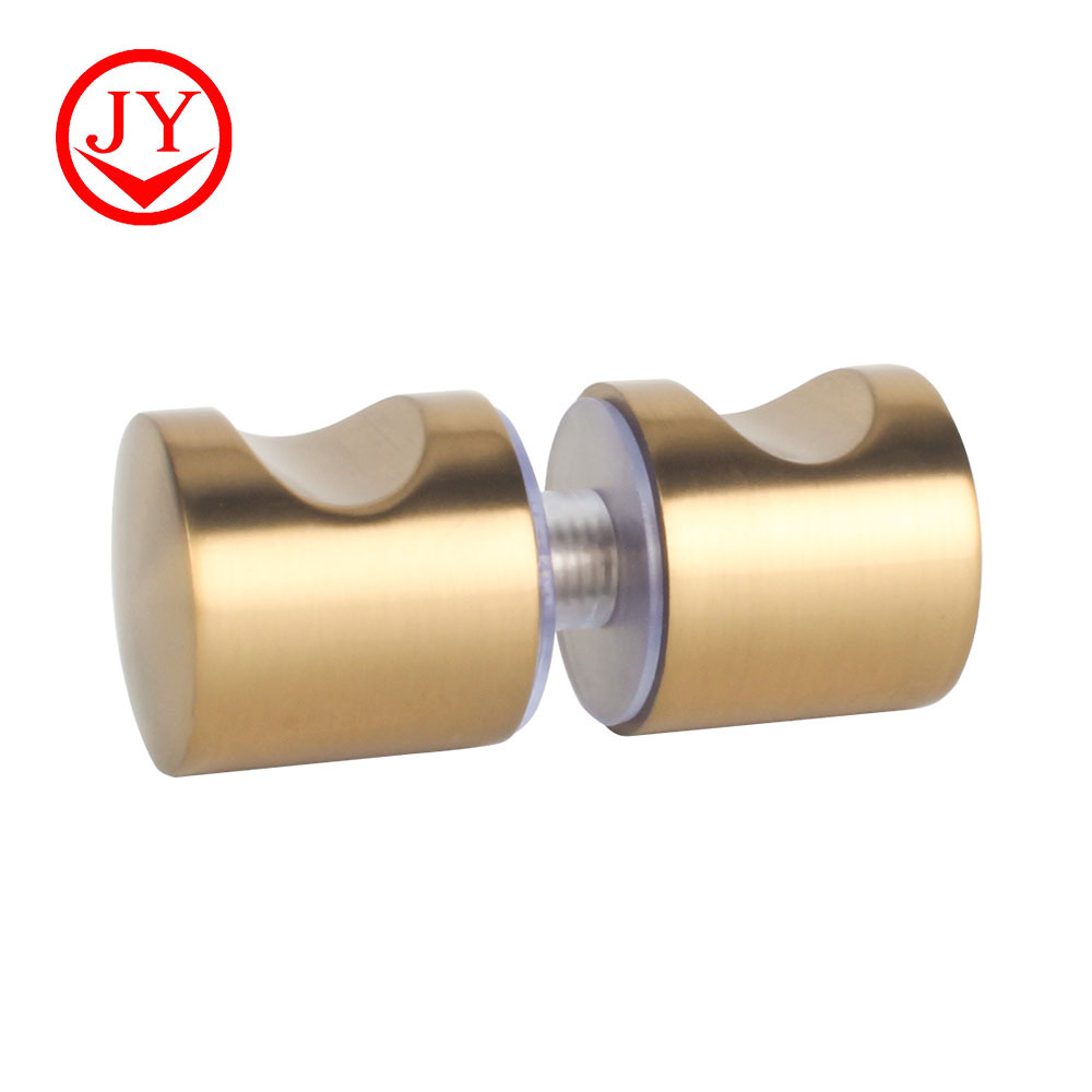 High Quality New Shower Room Door Knob Bathroom Furniture Solid Brass Fixed Glass Door shower fitting pull glass door handle