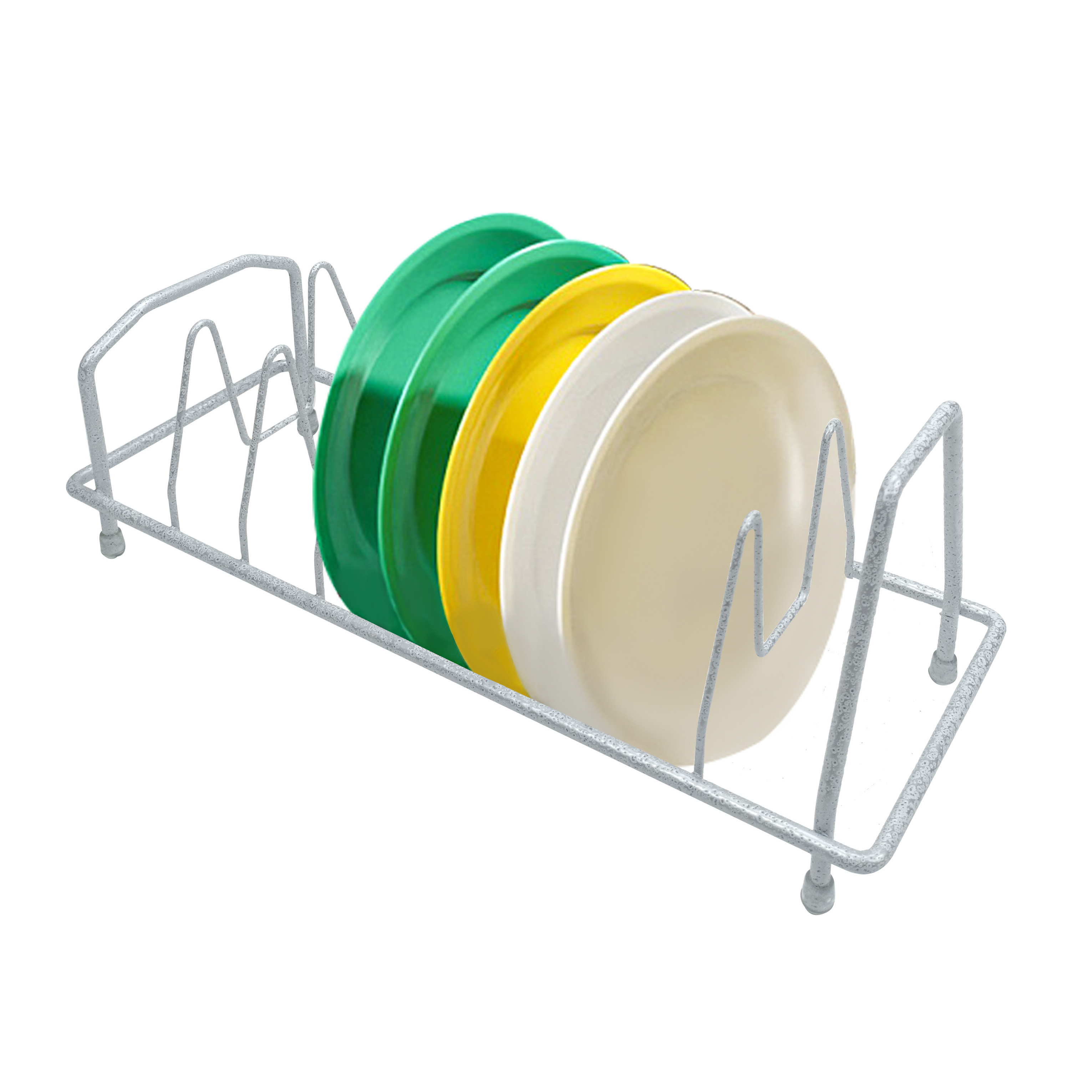 Kitchen Desktop Decor Mini Dish Drainer Holder Etching Finishing Dish Dryer Metal Wire Dish Drying Rack