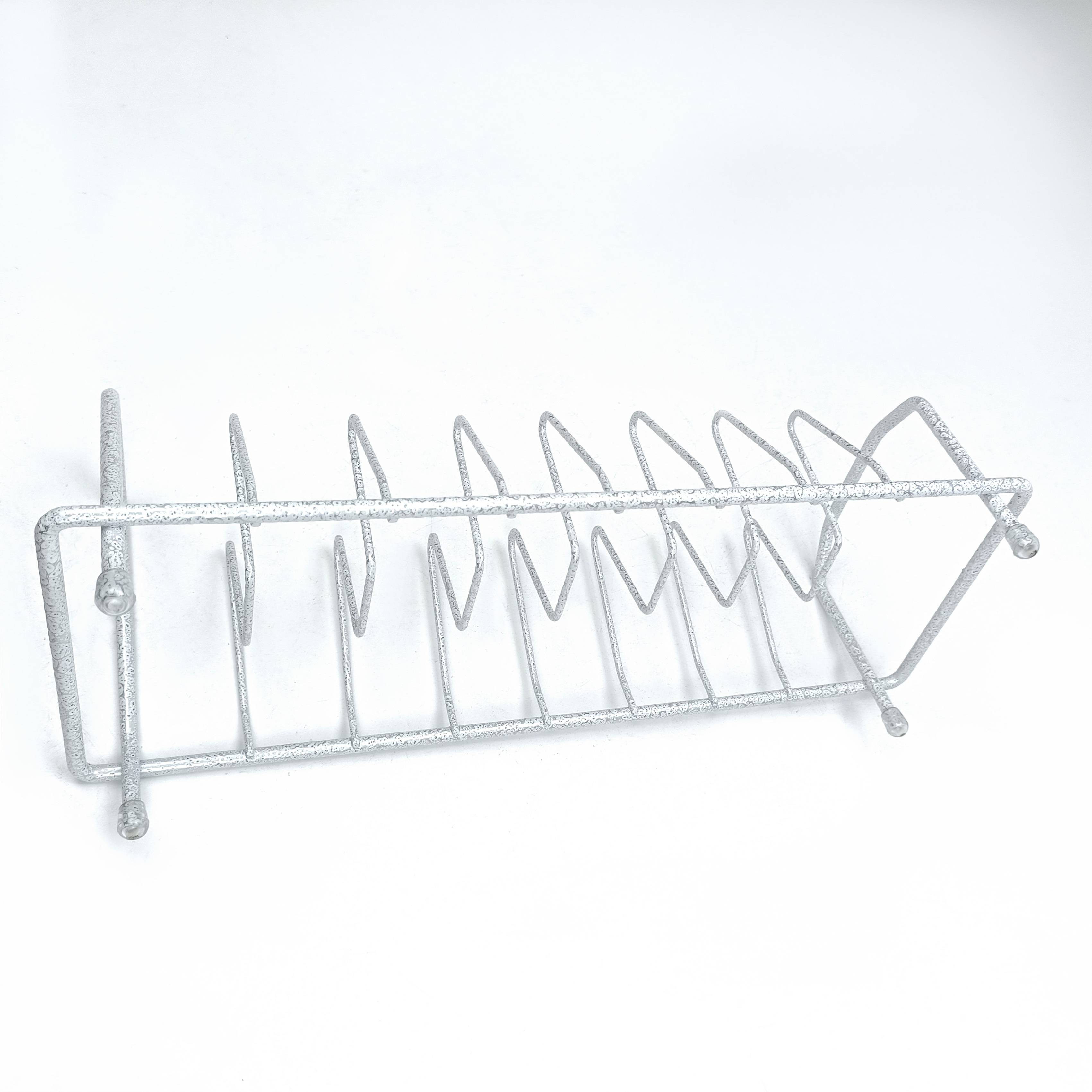 Kitchen Desktop Decor Mini Dish Drainer Holder Etching Finishing Dish Dryer Metal Wire Dish Drying Rack