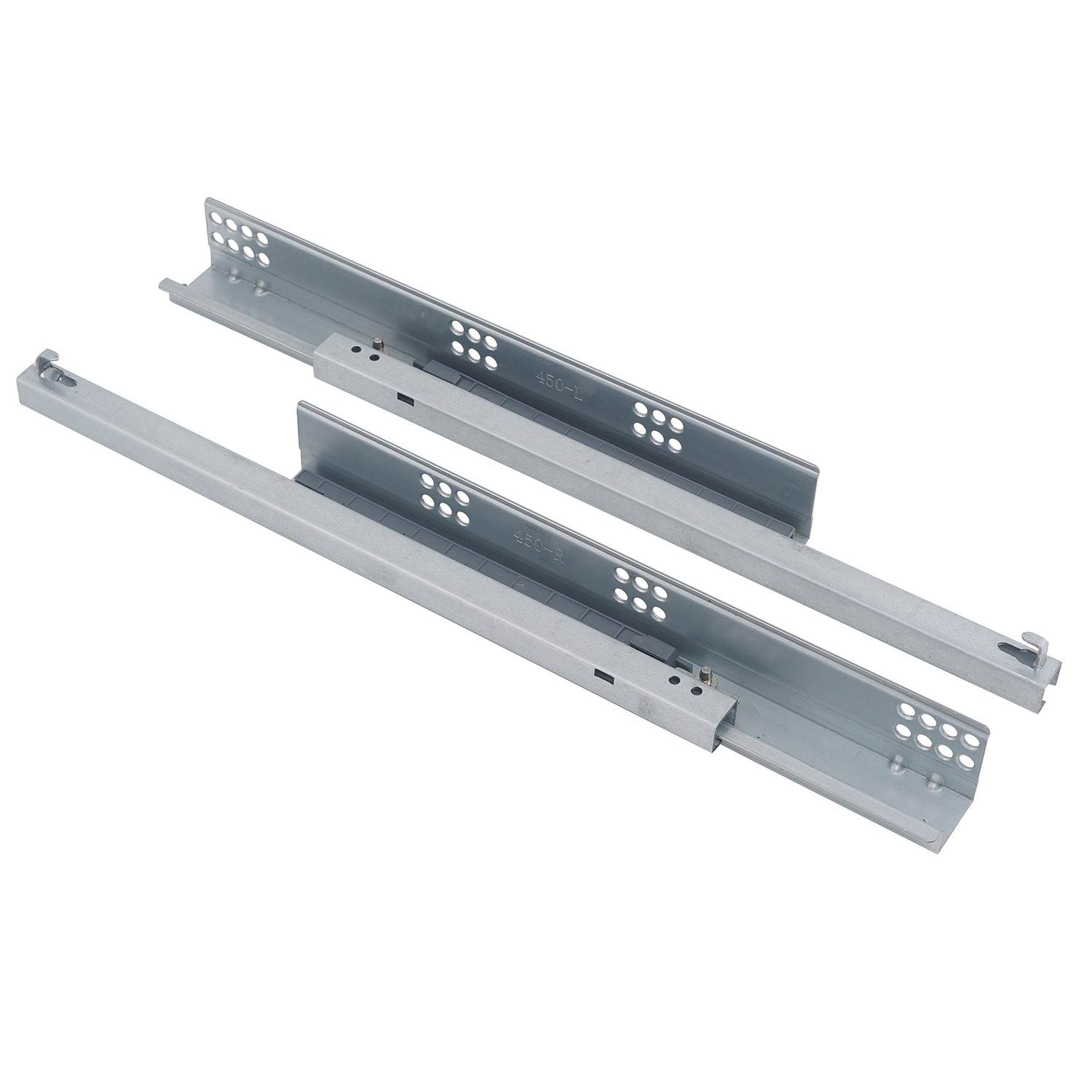 Best Selling Half Extension Undermount Soft Close Drawer Slide Stainless Steel Drawer Slide 304