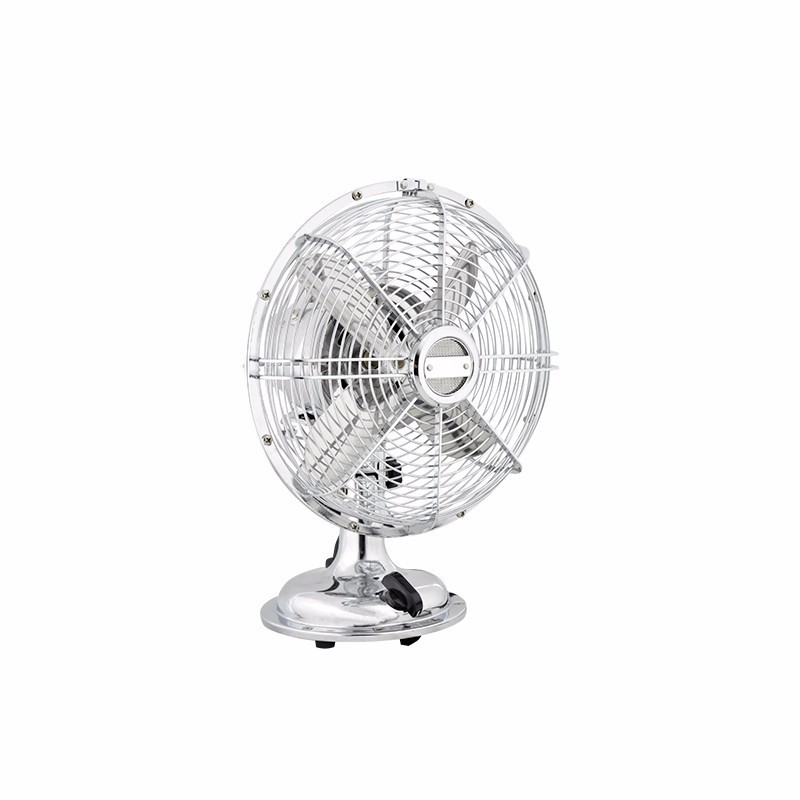 Vintage 8 Inch Metal Table Retro Fan Mechanical 25 Customized 220V Portable Fan Ball Bearing Air Cooling Fan