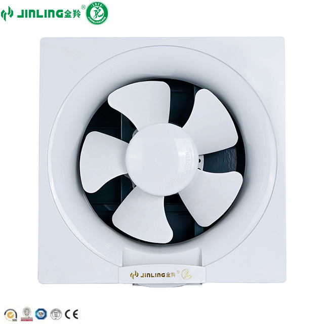 Plastic 8 inch Kitchen toilet exhaust fan oil fume ventilation fan wall window household powerful mute louver exhaust fan