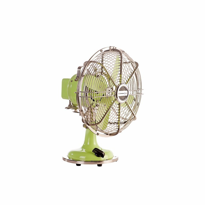 Vintage 8 Inch Metal Table Retro Fan Mechanical 25 Customized 220V Portable Fan Ball Bearing Air Cooling Fan