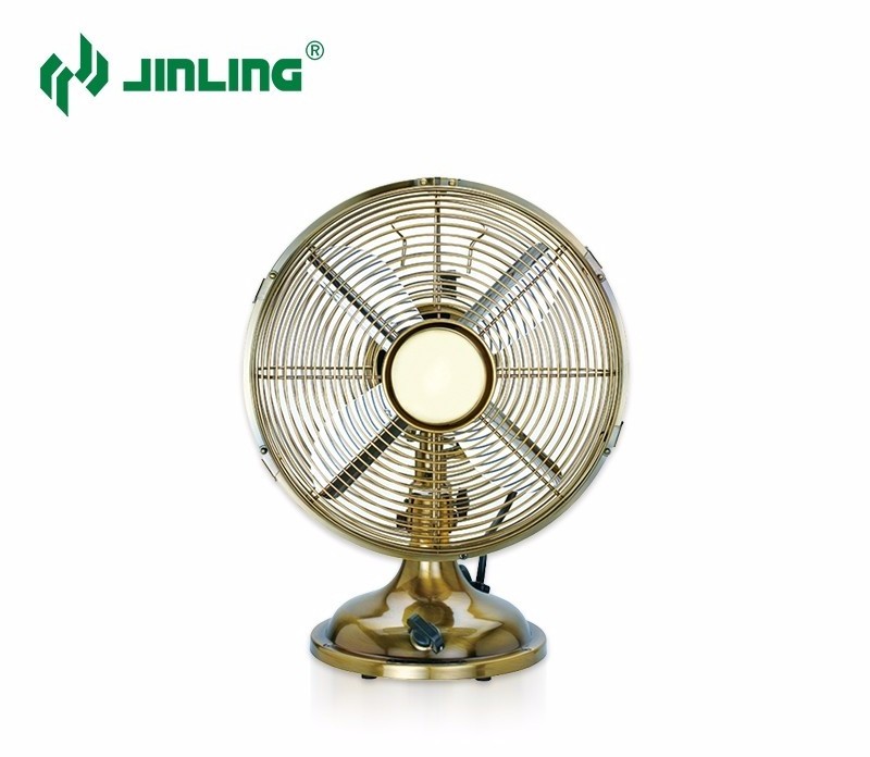 Vintage 8 Inch Metal Table Retro Fan Mechanical 25 Customized 220V Portable Fan Ball Bearing Air Cooling Fan