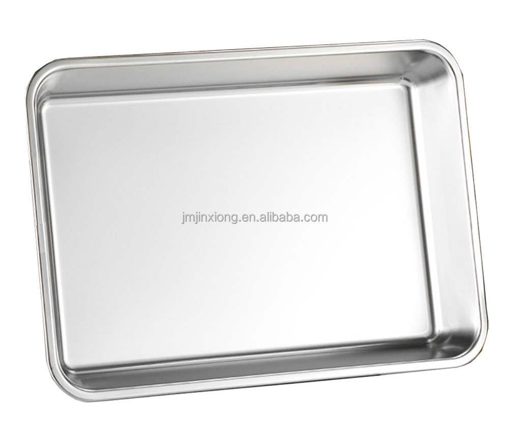 High Quality Stainless Steel Sheet Pan/Food Tray/Baking Pan Bakery Oven Use Cookie And Baking Sheets