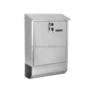 Large Capacity Commercial Wall Mount Lockable Stainless Steel Mailbox