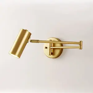 Modern Wall Sconce Reading Light Iron Wall Lamp Gold Bedroom Drum E27 Sitting Room Bedroom Mushroom Shape Led Wall Lamp 70 30000