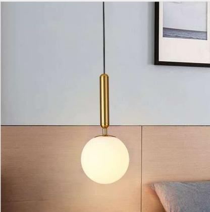 Modern Chandelier Glass Ball Pendant Lights Bedroom Decor Dining Room Bedside LED Hanging Lamp Kitchen Lustre Fixturs Luminaria