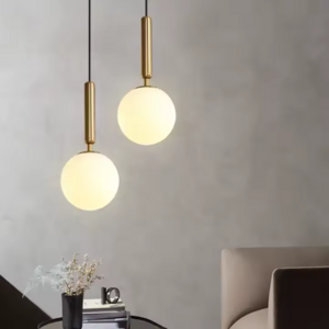 Modern Chandelier Glass Ball Pendant Lights Bedroom Decor Dining Room Bedside LED Hanging Lamp Kitchen Lustre Fixturs Luminaria