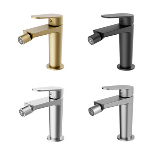 JBO Toilet Gold Black Chrome Brass Water Bidet Faucet Mixer Tap Set For Toilet Bidet