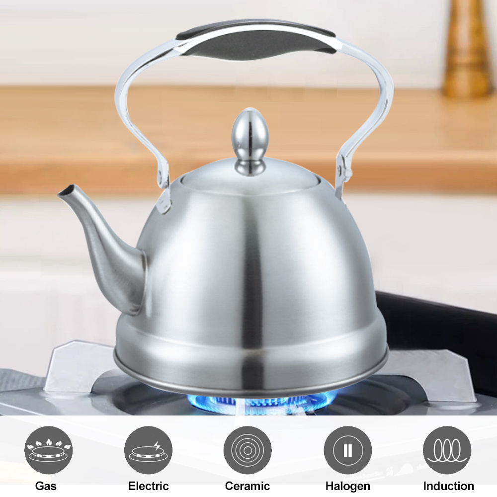 Stainless Steel Whistling Camping Bottle Hot Water Kettle For Cooking Home Office