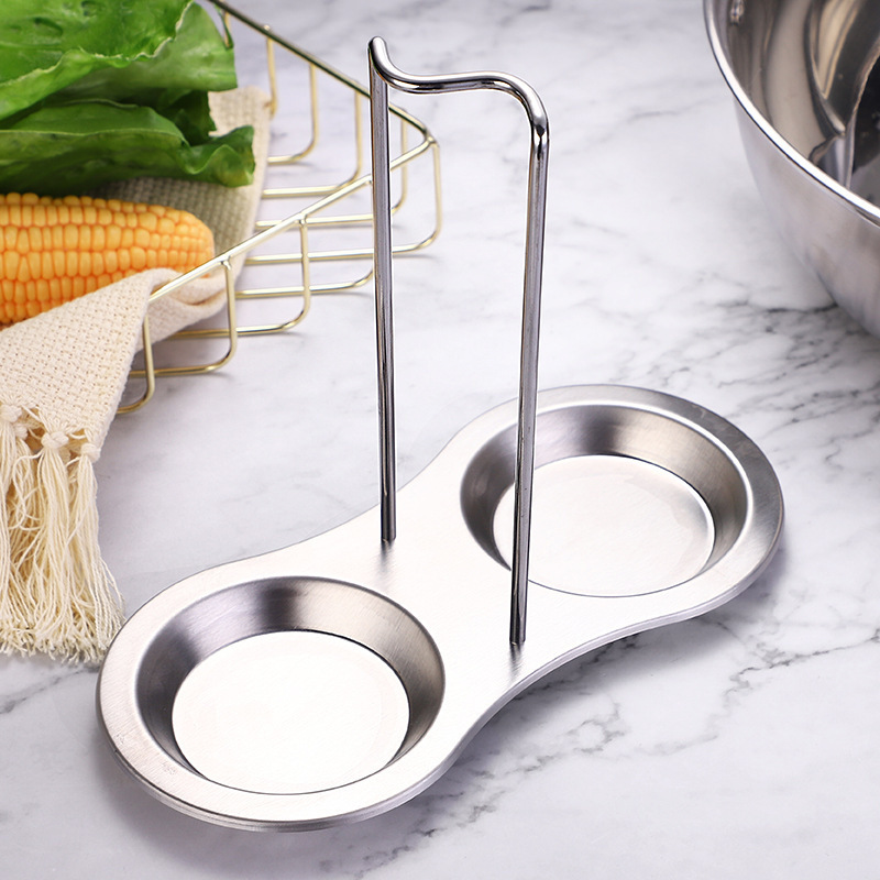 High Quality Multifunction Dishwasher Serving Stainless Steel Spoon Rack Kitchen Spoon Holder Spoon Rest