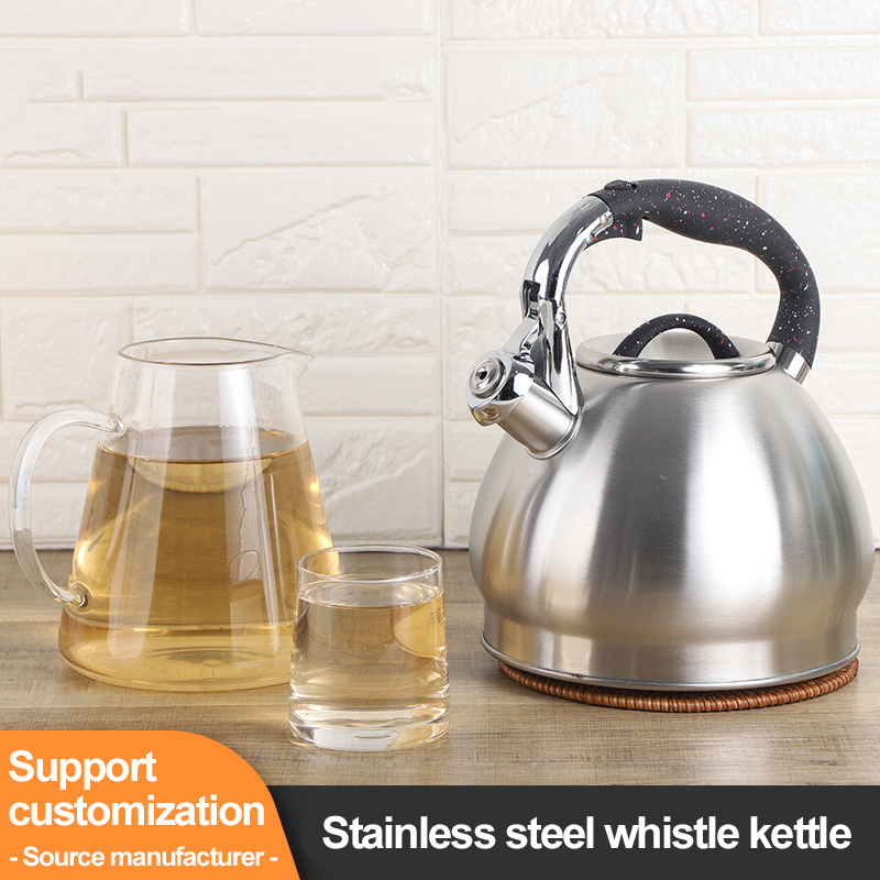 Stainless Steel Whistling Kettle 3.5L Teapot Stove Kettle for Gas Induction Cookers Household Kettle