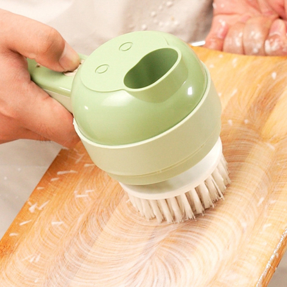 Portable Vegetable Slicer Cutter 4 In 1 Handheld Electric Rotary Vegetable Chopper Cutter