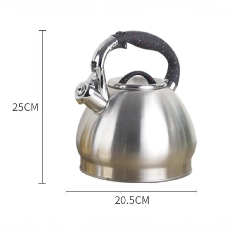 Stainless Steel Whistling Kettle 3.5L Teapot Stove Kettle for Gas Induction Cookers Household Kettle