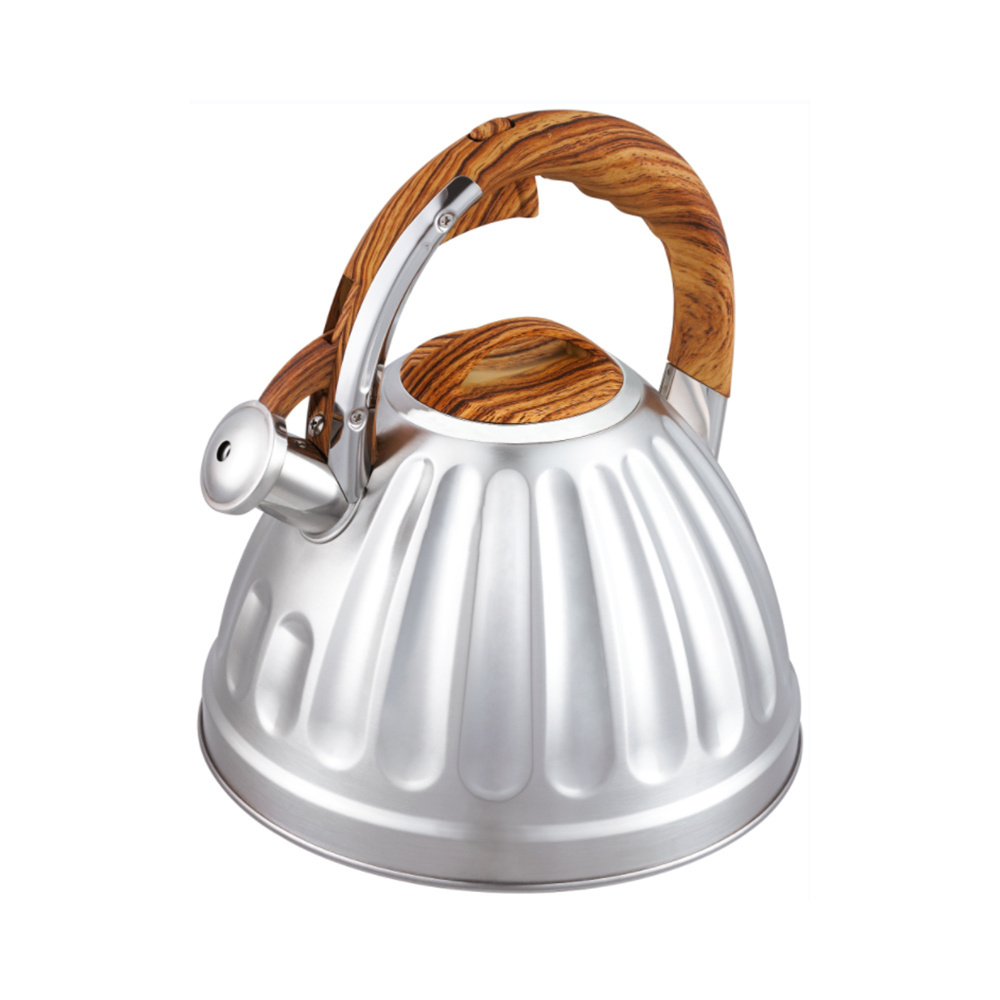 Hot Selling Whistling Tea KettleLuxury Hotel Custom Stainless Steel Whistling Kettle Stainless Steel Safety Lid Kettle