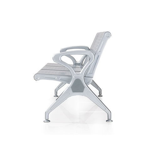 KEDE Good Quality Metal Bench Row Hospital Reception 6 5 4 3 Seater Airport Chair Modern Airport Waiting Chair