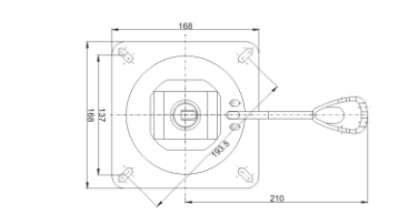 KEDE OEM lift recliner push back glider chair part accessories human hoist rotating chair mechanism