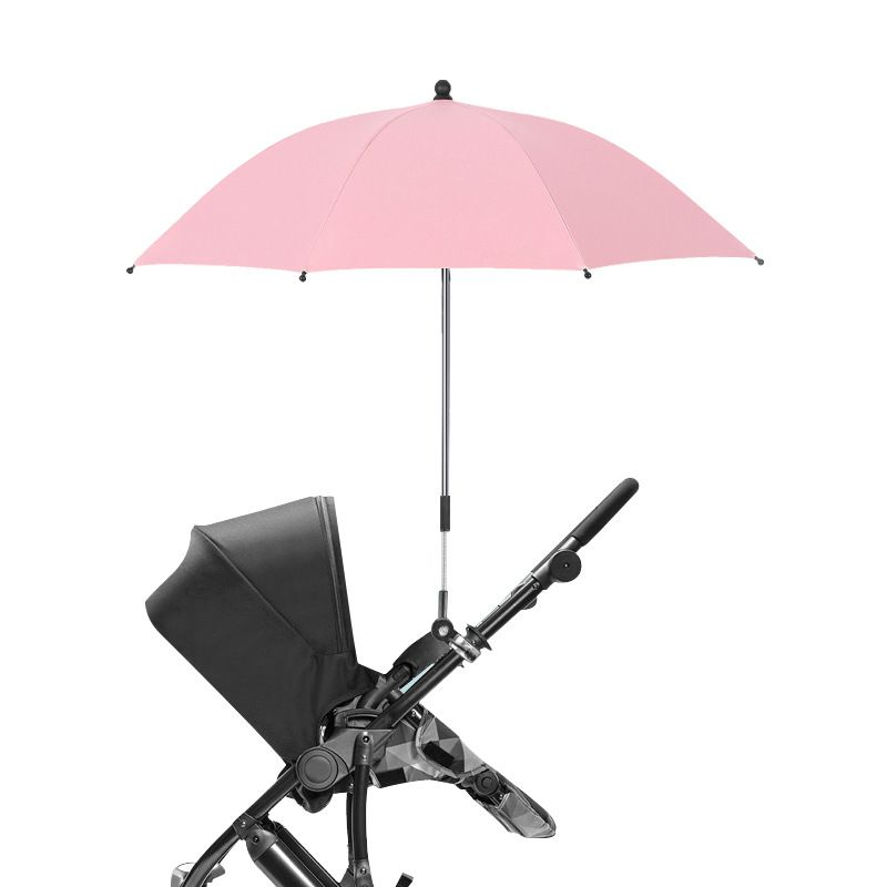 Uv protection buggy clip umbrella three wheelbarrow umbrella sunshade baby landscape umbrella