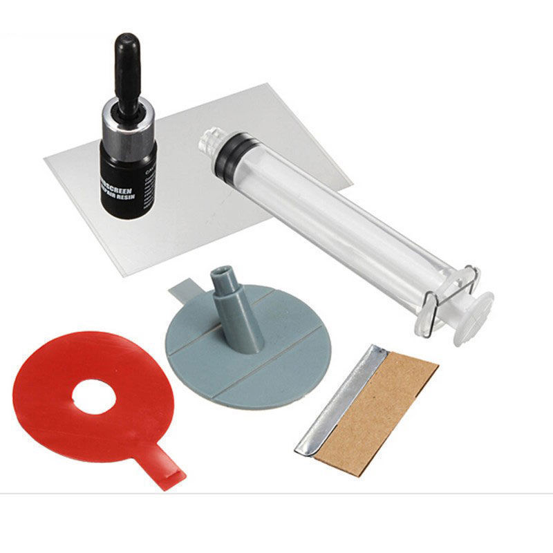 Car Window Glass Crack Repair Tool Kit