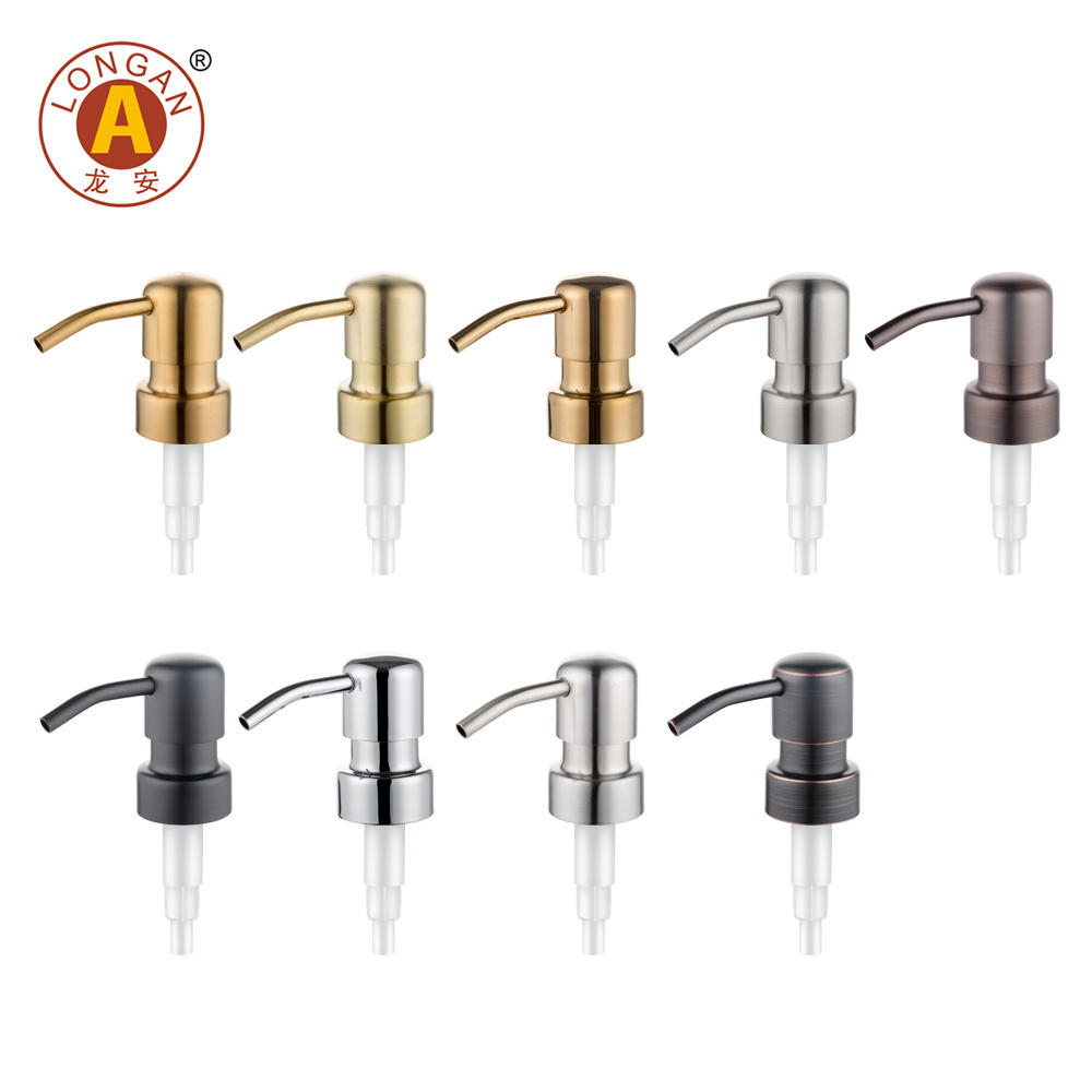 Soap Dispenser Pump for Bottle  Lotion Shampoo 304 Stainless Steel  Soap Dispenser Pump Factory In China Guangdong