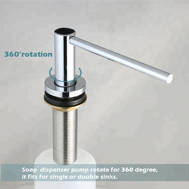 Kitchen Sink Soap Dispenser Stainless Steel for Liquid Soap Manufacturer from China High Quality Commercial Shower 500ml Metal