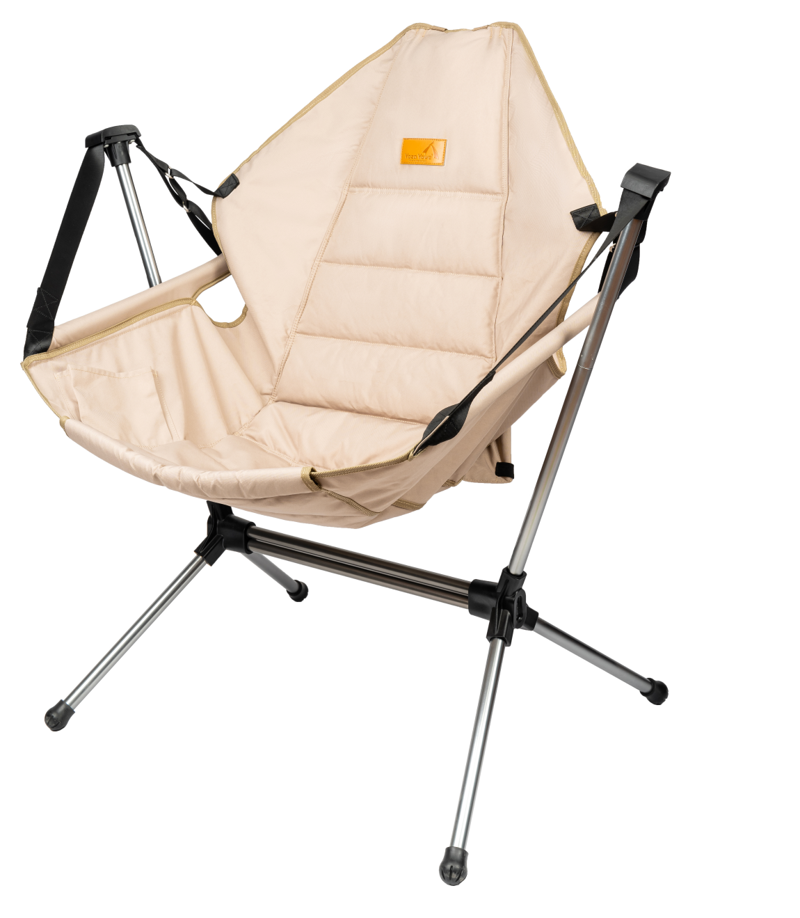 lightweight camping Rocking chair leisure aluminum and steel garden beach Recliner Hammock Folding Chair