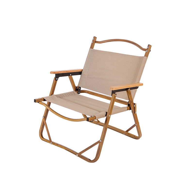 OEM Camping Chair Solid Wood Outdoor Folding Chair Foldable Canvas Portable Camping Chair for Fishing