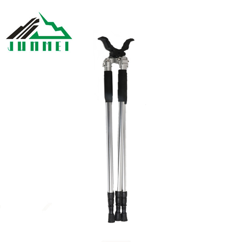 camping  equipment wholesale ultralight aluminum alloy telescopic hunting shooting sticks camping tripod hunting sticks