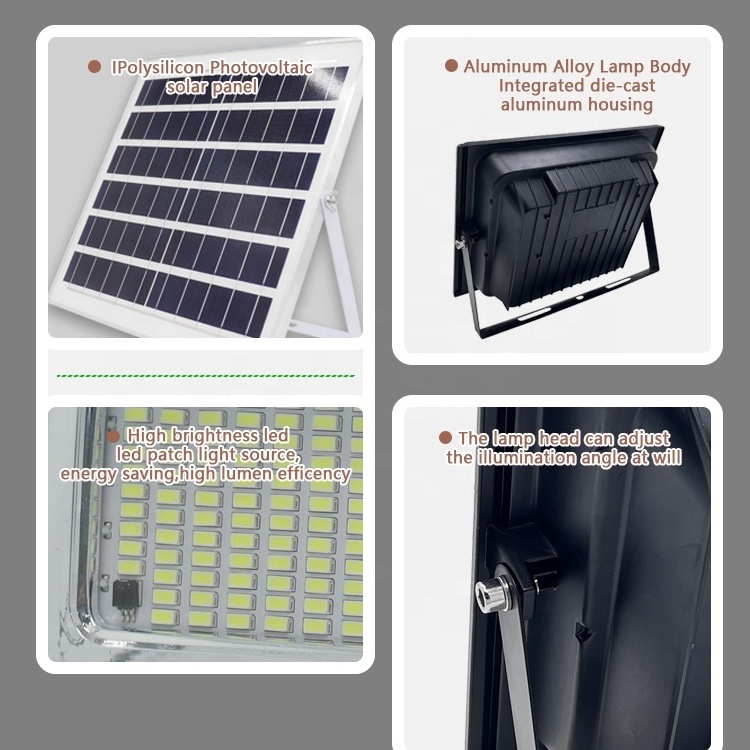 In stocks solar flood light ip66 shenzen remote control aluminum 25w rechargeable led flood lights