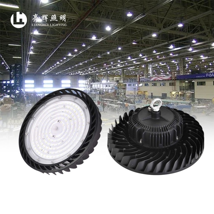 Industrial ip 66 waterproof high bay light led 110v 220v die casting aluminum hook 150w led high bay light