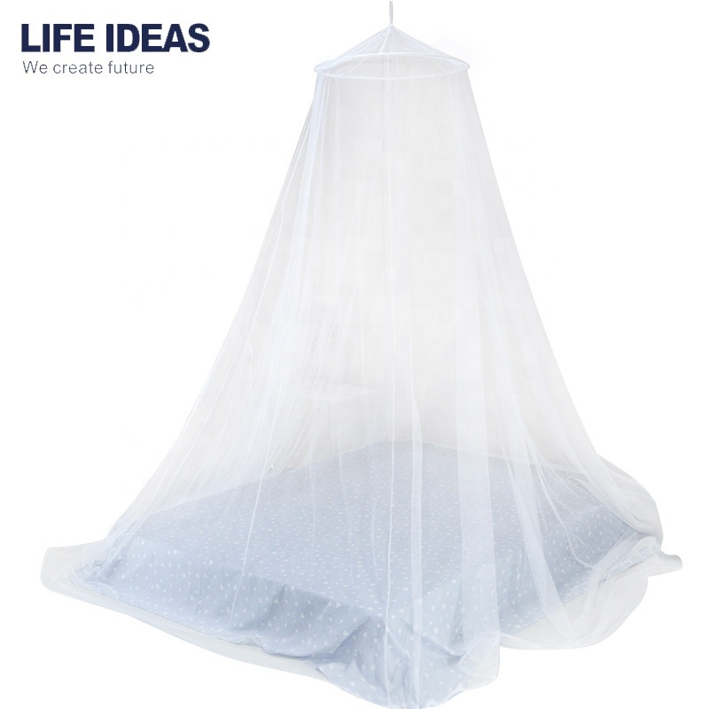 Customized Foldable Lightweight Polyester Hanging Canopy Home Room Mosquito Net For Bed