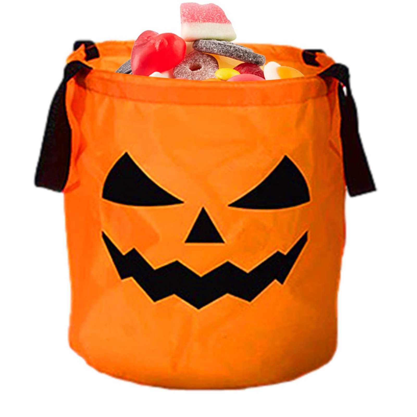 Halloween Trick or Treat Bags Pumpkin Halloween Candy Bags Light up Candy Bags for Kids