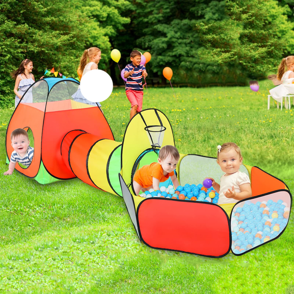 OEM Children Playhouse  Baby Pop Up Play Tents and Tunnels Ball Pit for Kids Toddler Boys