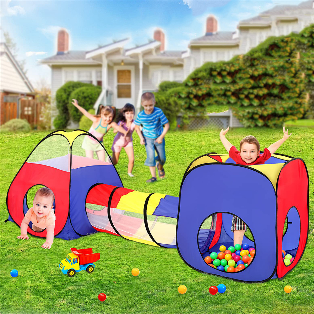 OEM Children Playhouse  Baby Pop Up Play Tents and Tunnels Ball Pit for Kids Toddler Boys