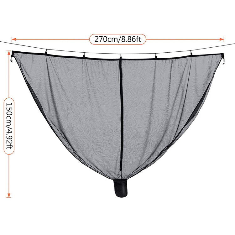 Outdoor Hammock Bug Net High Ventilation Netting Ultralight Portable Camping Mosquito Net