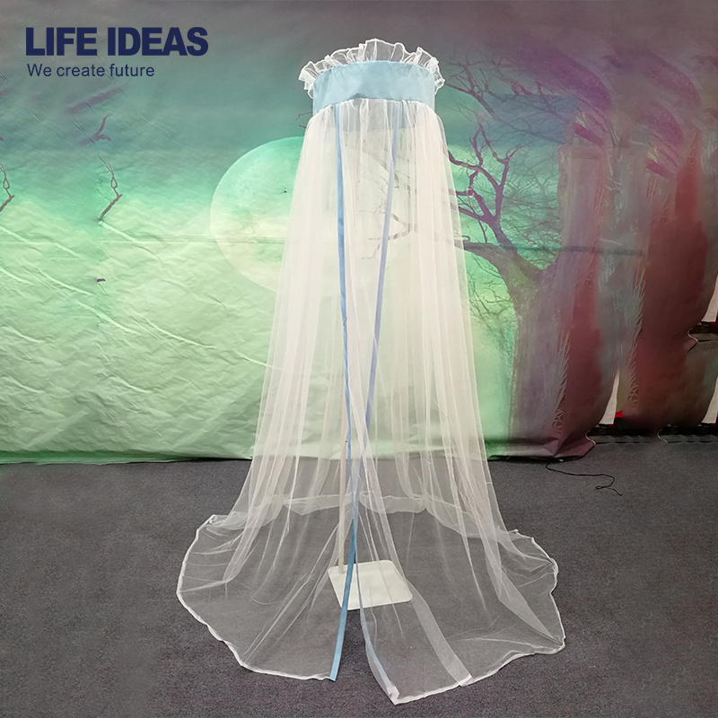 High Quality Factory Price Easy To Install 100% Polyester Portable Baby Crib Bed Stand Folding Umbrella Mosquito Net