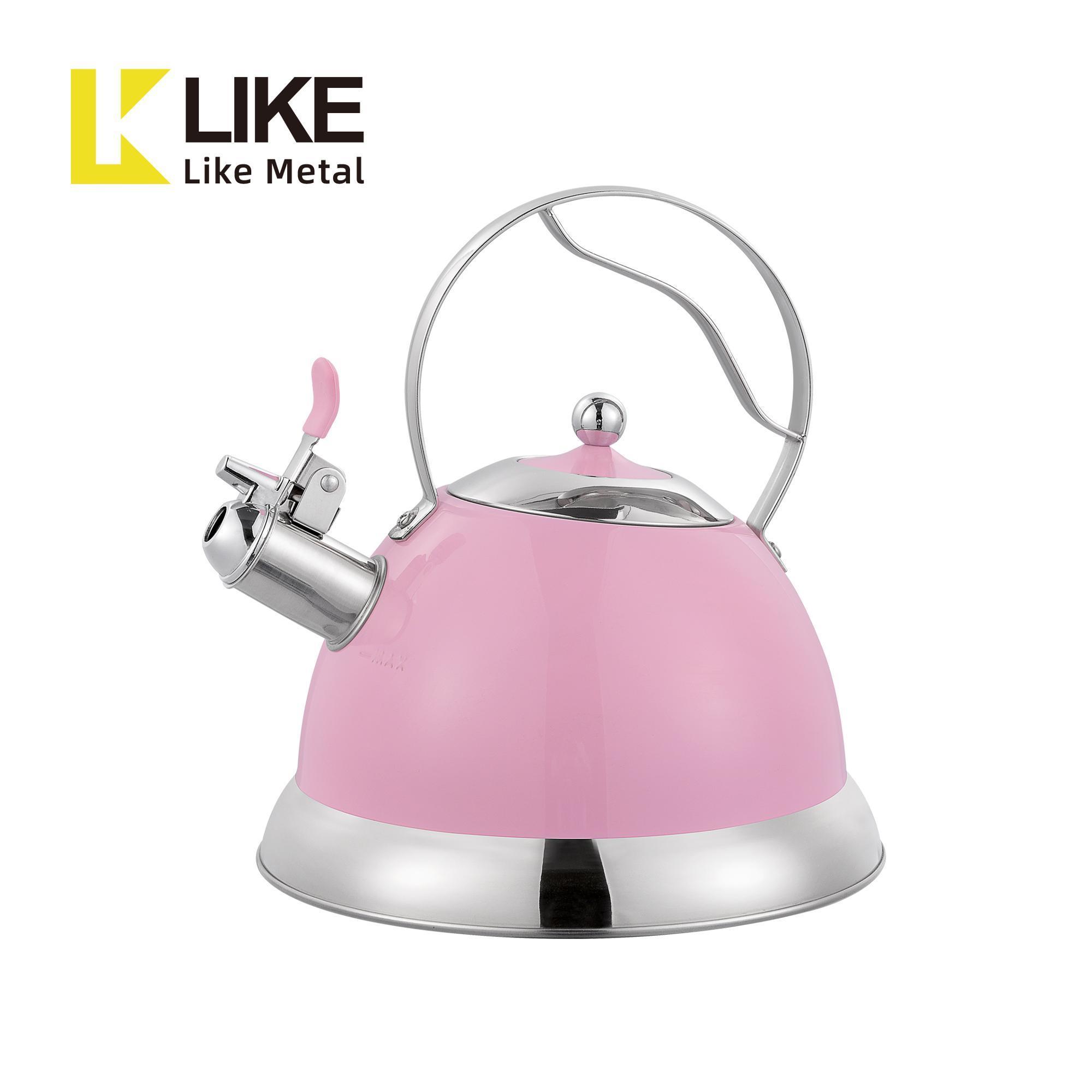 color stainless steel tea kettle for boiling hot water whistling tea kettle