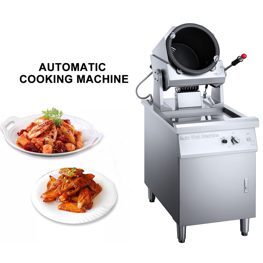 Restaurant Fried Rice Machine Rotating Smart Robot Cooker Wok Chef Automatic Cooking Machine for Hotel Intelligent Cooking Robot