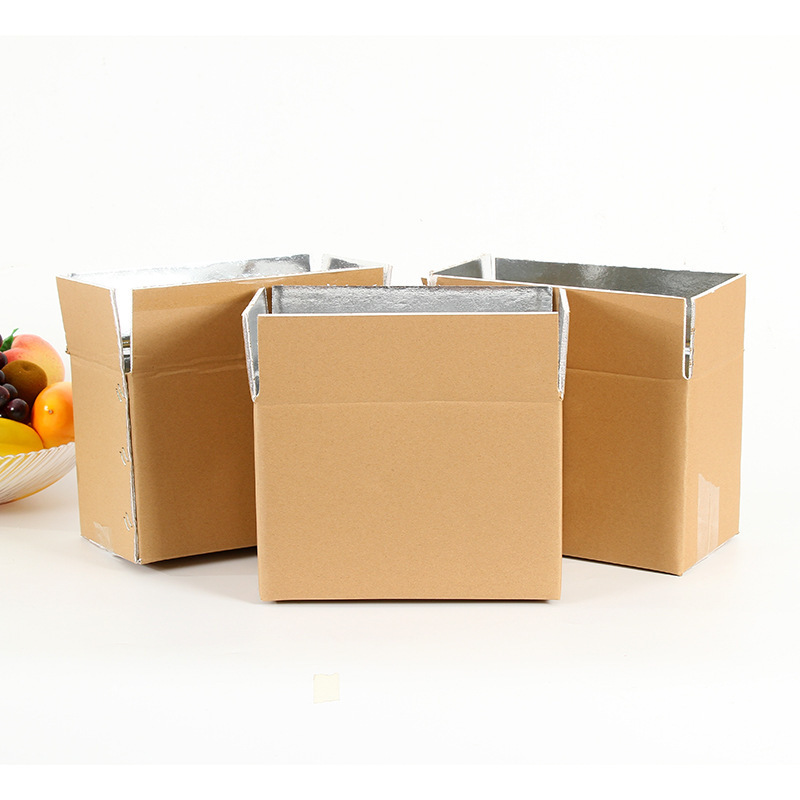 Aluminum Foil Cardboard Insulated Box for Keeping Food Fresh