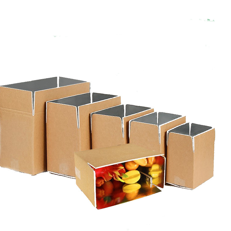 Aluminum Foil Cardboard Insulated Box for Keeping Food Fresh