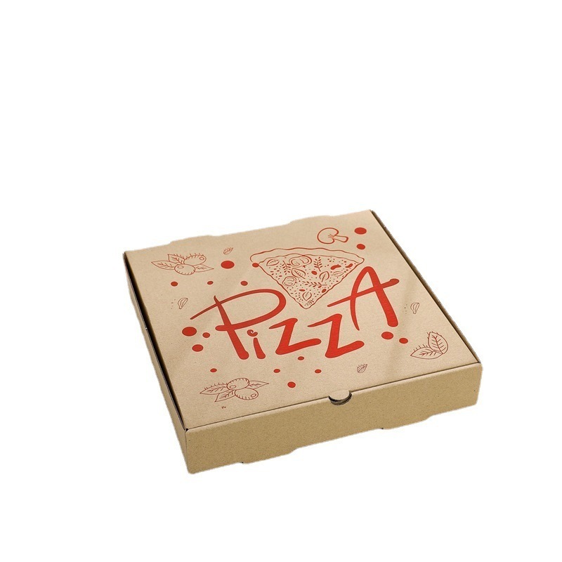 Cheap Price Wholesale Custom 12 16 18 Inch Yellow Pizza Box Corrugated Box Packaging Pizza Box With Logo