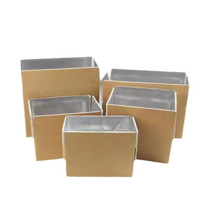 Customized Thickened Aluminum Foil Cooler Packaging Thermal Insulated Cardboard Carton Box For Refrigeration Live Fish Shipping