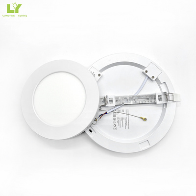 Round Square 4 inch 6 inch Recessed Ceiling Lights Pot Lights 9w 12w 18w 24w Dimmable Smd 2 in 1 led panel light