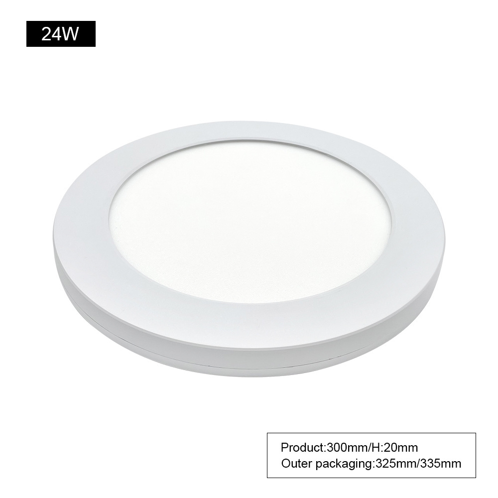 Round Square 4 inch 6 inch Recessed Ceiling Lights Pot Lights 9w 12w 18w 24w Dimmable Smd 2 in 1 led panel light