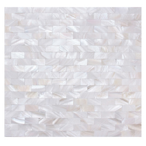 CNK China wholesale white subway shell mosaic peel and stick tile