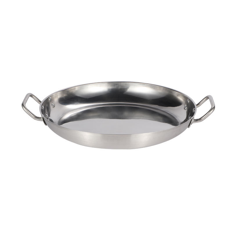 Restaurant Kitchen Stainless Steel Frying Pan